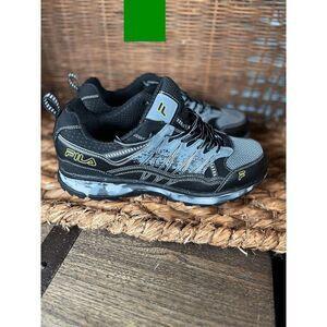 Fila Evergrand TR Camo Men's Black Gray Hiking Athletic Sneakers Shoes Size 10.5